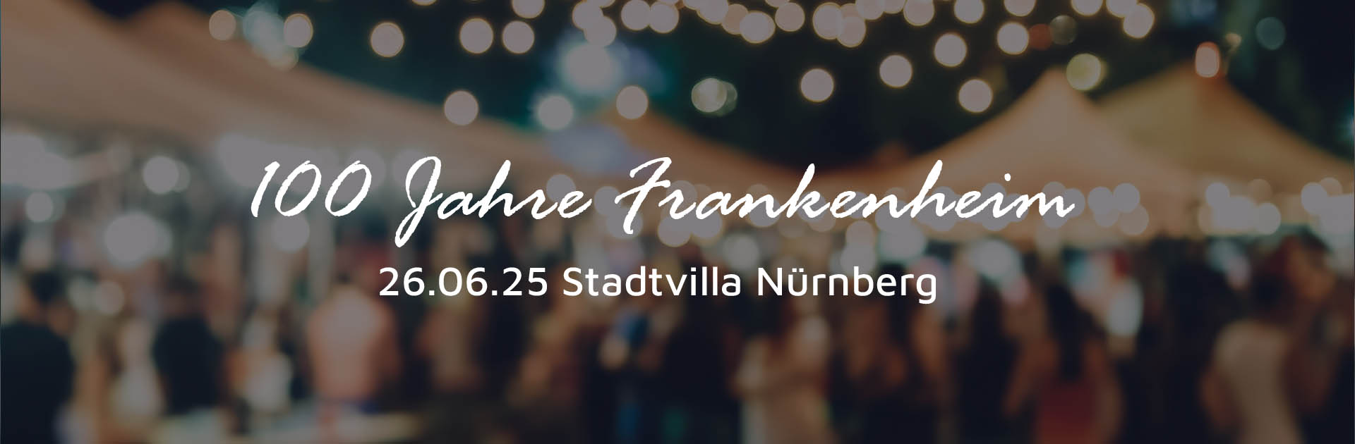 Wohnungsunternehmen Frankenheim - 100 Jahre Jubiläum